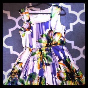 Kate Spade tropical floral print dress